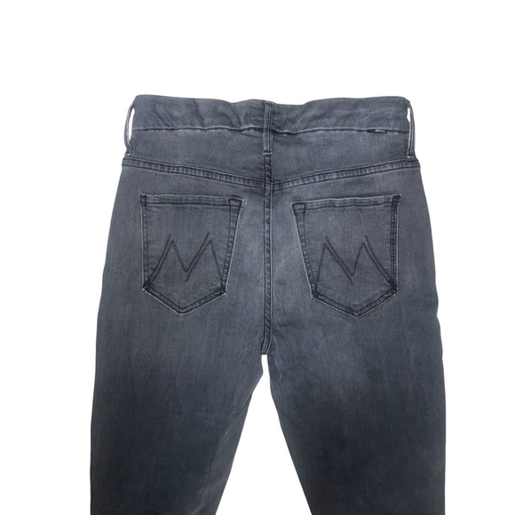 Mother High Waisted  Ankle Fray (Washed Black & gray)boho bohemian sz 26 - Picture 7 of 10